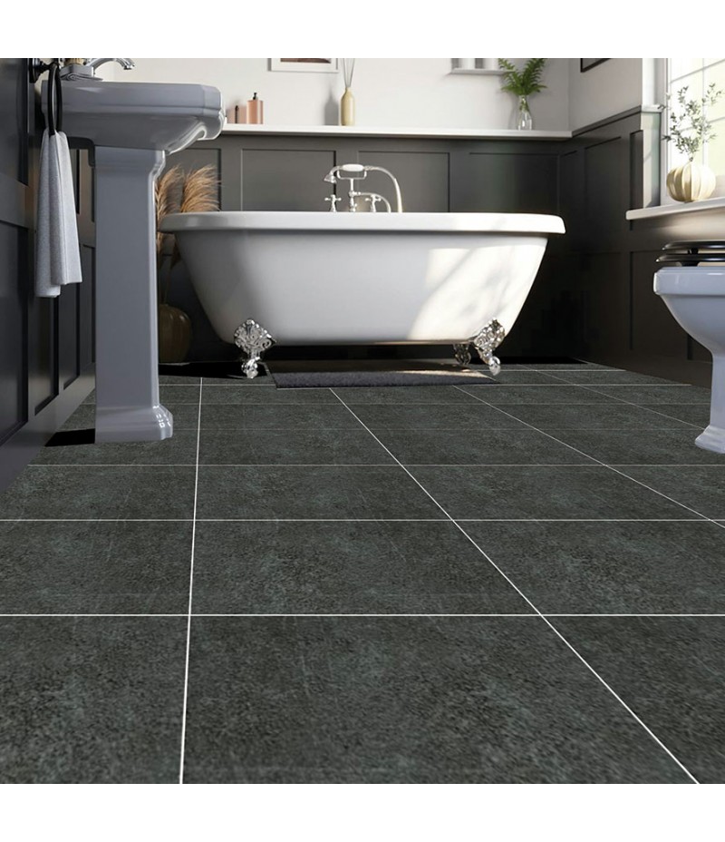 Tile Pattern - Dark Grey Stone