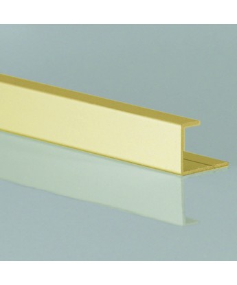 BRUSHED BRASS END CAP