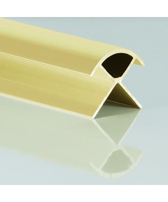 BRUSHED BRASS EXTERNAL CORNER