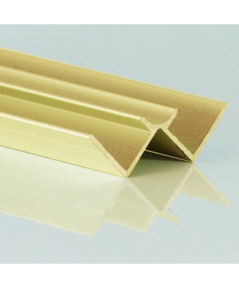 BRUSHED BRASS INTERNAL CORNER
