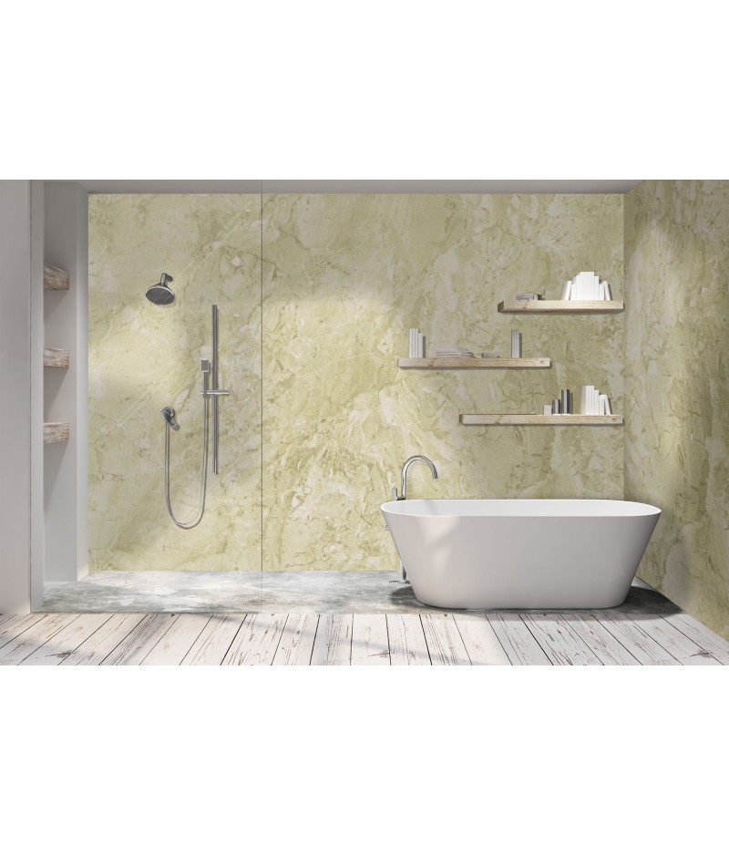 DuraPanel Classic Travertine Gloss Duralock tongue & groove 2400 x 1200 
